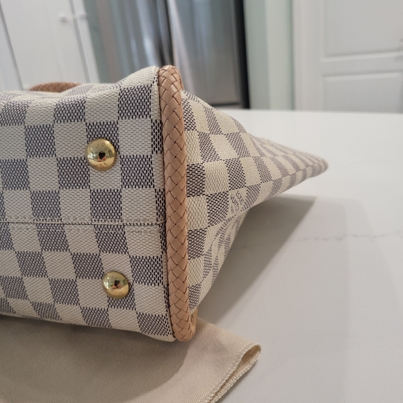 Louis Vuitton Propriano Damier Azur with Rose Ballerine Tote - Picture 7 of 17